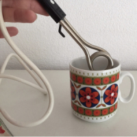 Jaren 70 waterkoker - appeltjes