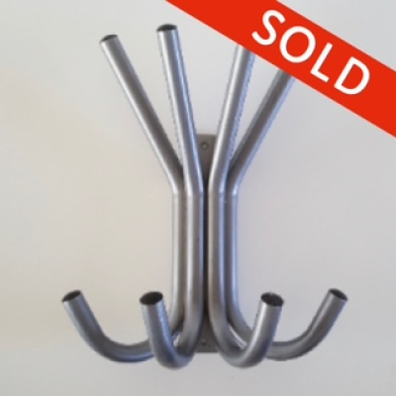 Grey wall coatrack