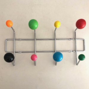 Atomic wall coat rack 8A