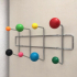 Atomic wall coat rack 8A
