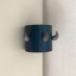 Blue coat rack with horns - M