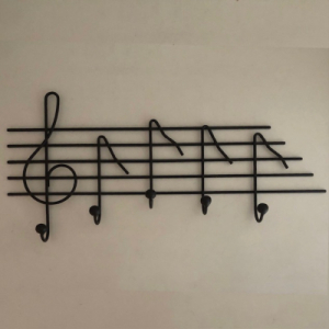 Muzieknoten kapstok