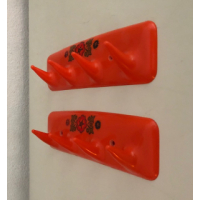 Oranje space age kapstok - Syla