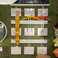 Duitse vintage XL wandkapstok