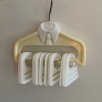 Stropdassen hanger creme - wit