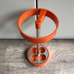 Orange umbrella stand