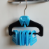 Stropdas hanger - blauw