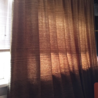 Mottled seventies curtains