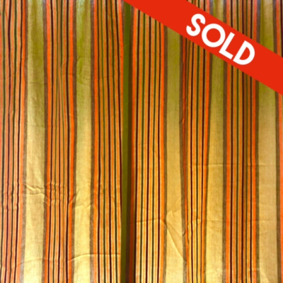 Striped seventies curtains