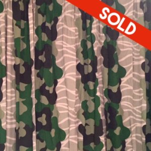 Funky psychedelische gordijnen - groen