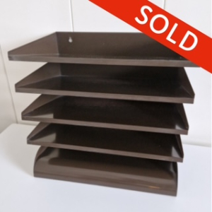 Organizer Vintage metal brown