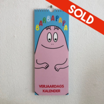 Barbapapa birthday calendar