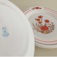 Arcopal Klaproos ontbijtborden