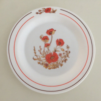 Arcopal Klaproos ontbijtborden