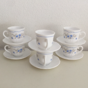 Arcopal cups and saucers