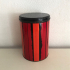 Red striped Tomado container