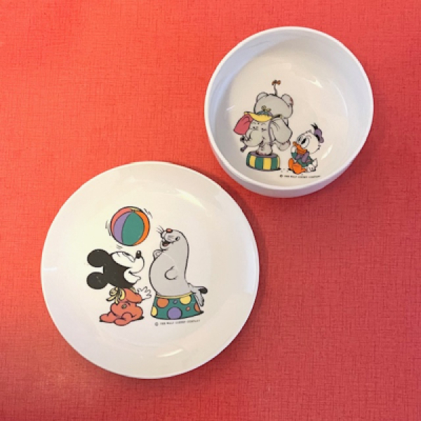 Disney bord en schaaltje