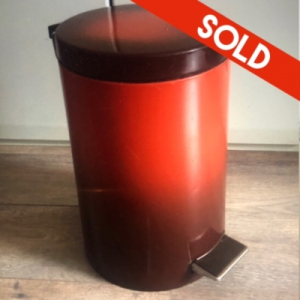 Brabantia pedaalemmer oranje bruin