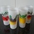 4 juice glasses with pitcher