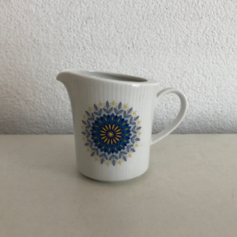 Blue mandala milk jug