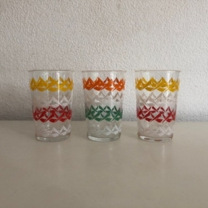 Juice glasses - 3x sixties