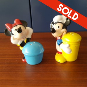 Mickey and Minnie Mouse shakers