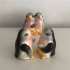 Penguins salt, pepper and napkin holder