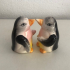 Penguins salt, pepper and napkin holder