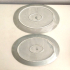 2x Winterling serving plates