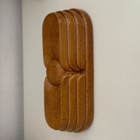 Bruine keramische puddingvorm