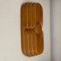 Brown ceramic pudding mold