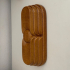 Brown ceramic pudding mold