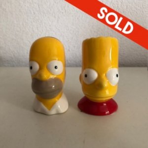 The Simpsons salt and pepper shakers