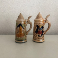 Bierpullen peper en zout stel