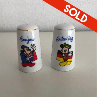 Mickey Mouse salt and pepper set