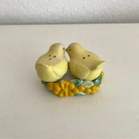 Vogels op nest peper en zout stel