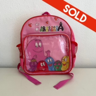 Roze Barbapapa school rugtas