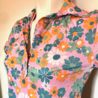 Roze bloemetjes blouse