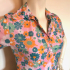 Roze bloemetjes blouse