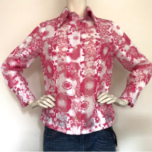 Flower Power blouse - pink