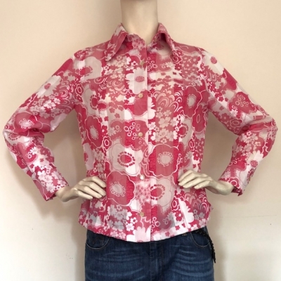 Flower Power blouse - pink