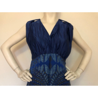 Blue 70s evening dress