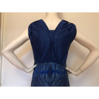 Blue 70s evening dress