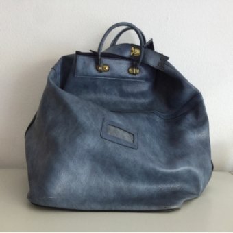 Blauwe XL reistas - duffel tas