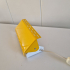 Yellow bedlamp with slots