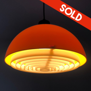 Gele space age lamp
