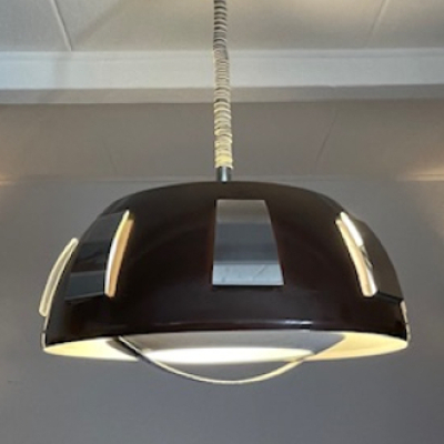 Lakro bruine ufo hanglamp Lakro bruine ufo hanglamp