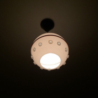 Space age hanglamp - sterretjes