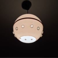 Space age hanglamp - sterretjes