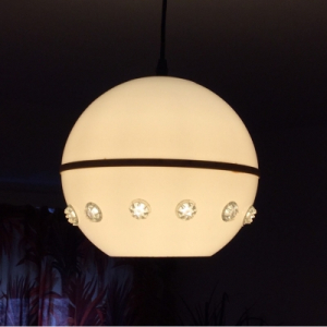 Space age hanglamp - sterretjes